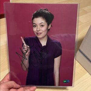 Miranda Cosgrove Authentic Autographed Photo With Certificate of Authenticity